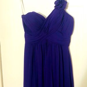 Royal purple gown. The size & brand is shown in a picture.